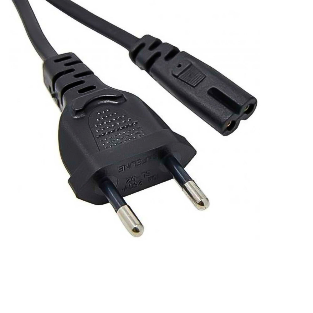 Cabo de Força Bipolar 2 Pinos 1,20m Com Conector Tipo 8