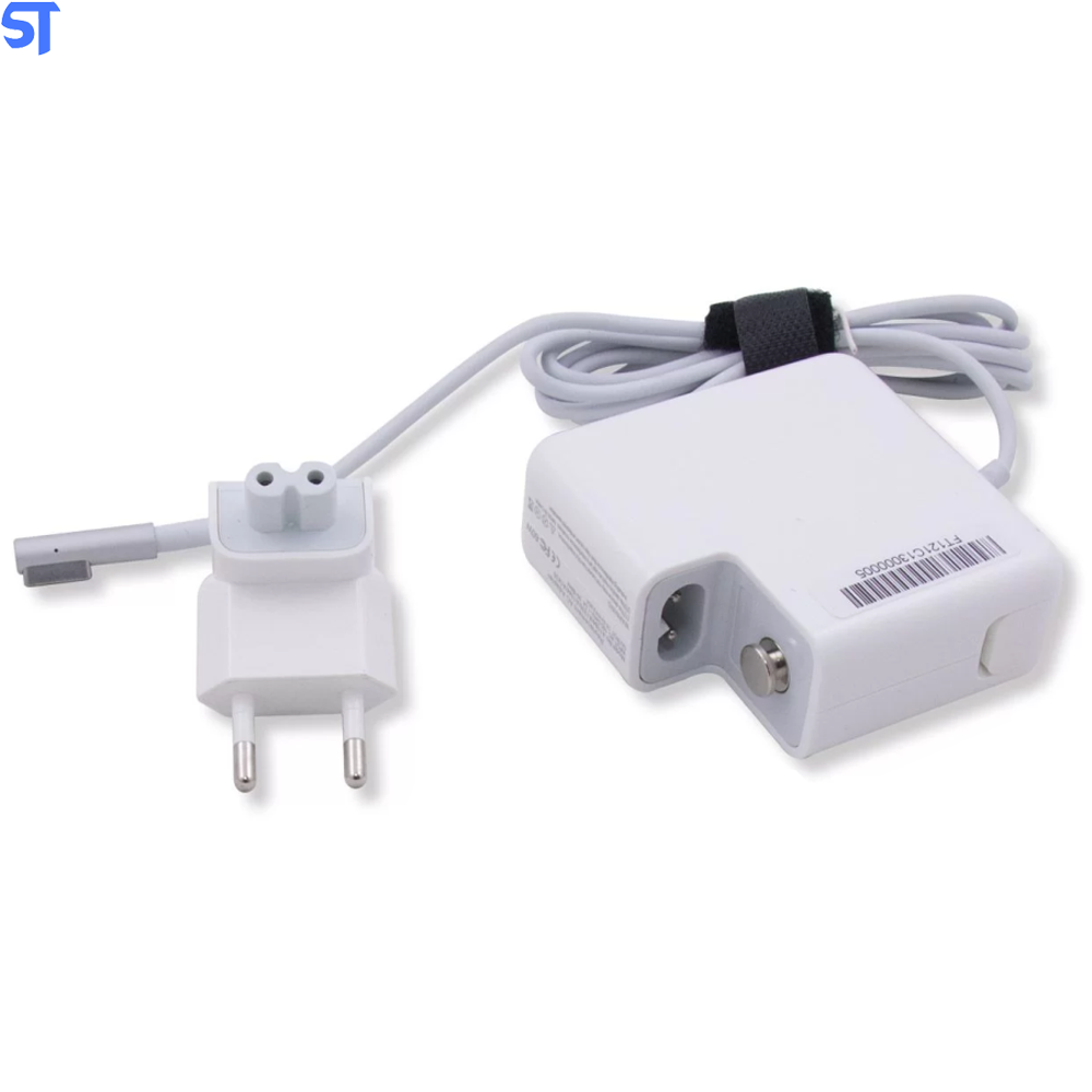 Fonte Carregador Para Notebook BringIT Compativel Com Apple Macbook Pro - 16.5V 3.65A 60W - Magsafe L