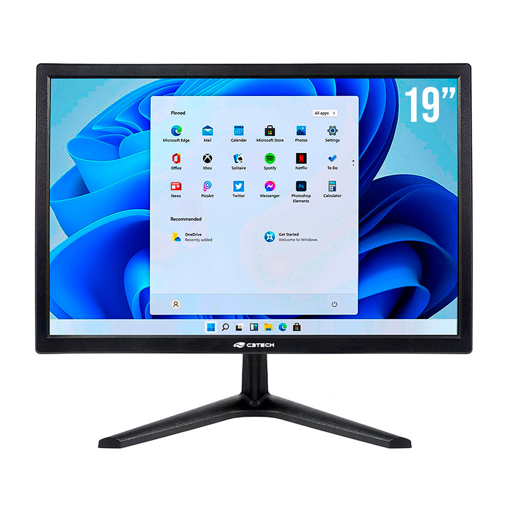 Computador Core i5 7400, RAM 16GB, 480 GB SSD, H110, Windows 10, Com Monitor 19, Teclado e Mouse, MousePad Brinde