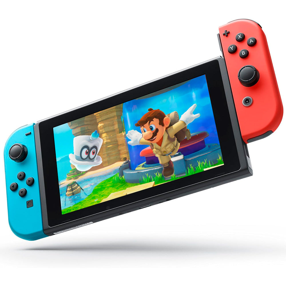 Console Nintendo Switch OLED, 64GB, Com Joy-Con, Vermelho e Azul Neon, HEG-S-KABAA