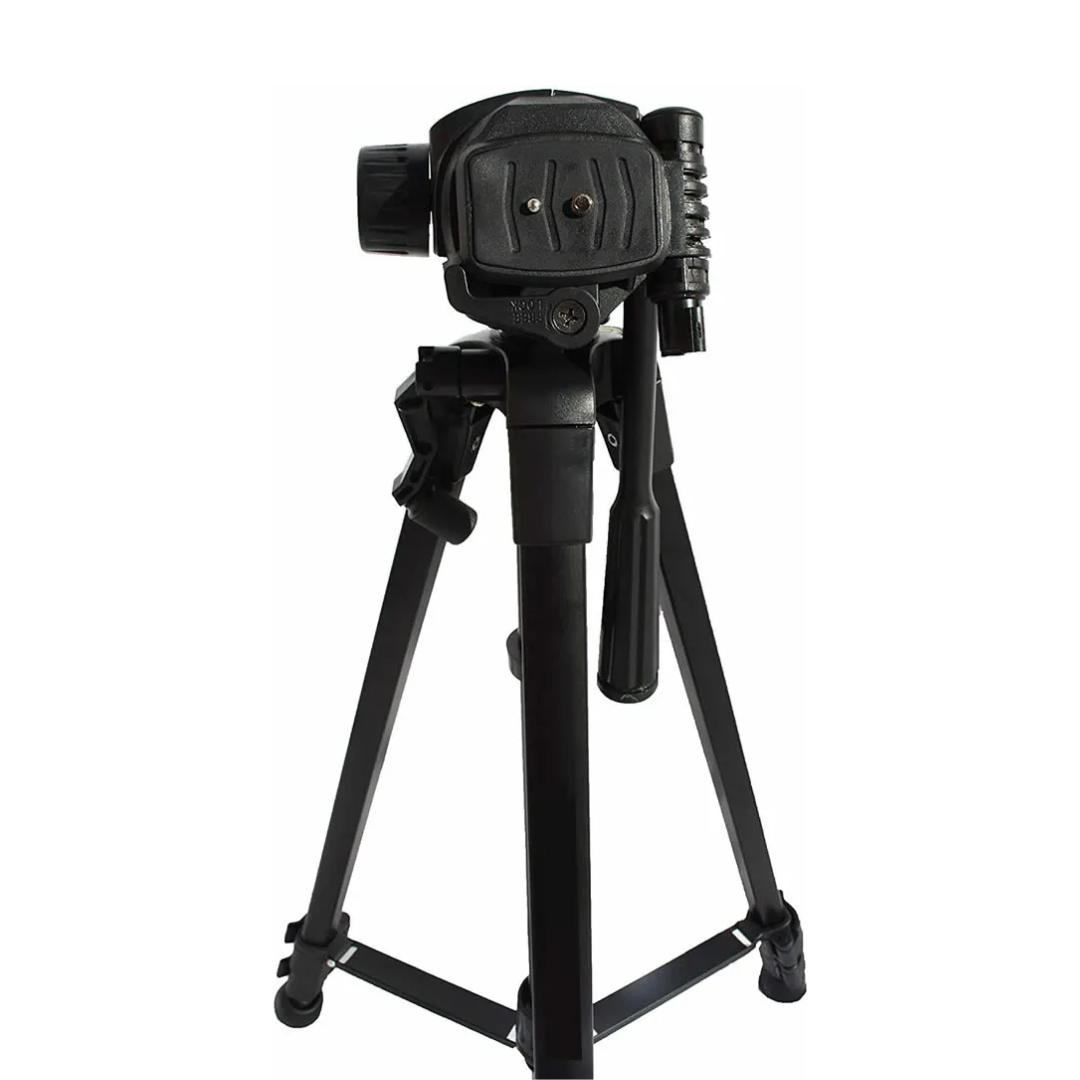 Tripé 1,5m para Câmera e Celular Oberon OR-PL2602 Alumínio Suporte 360º - Preto