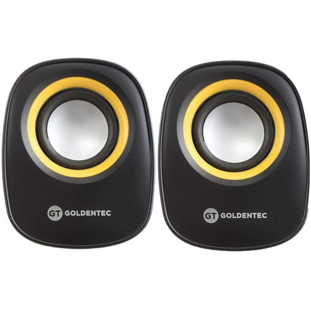 Caixa de Som 6 0W Rms Goldentec GT Music Preto com Laranja