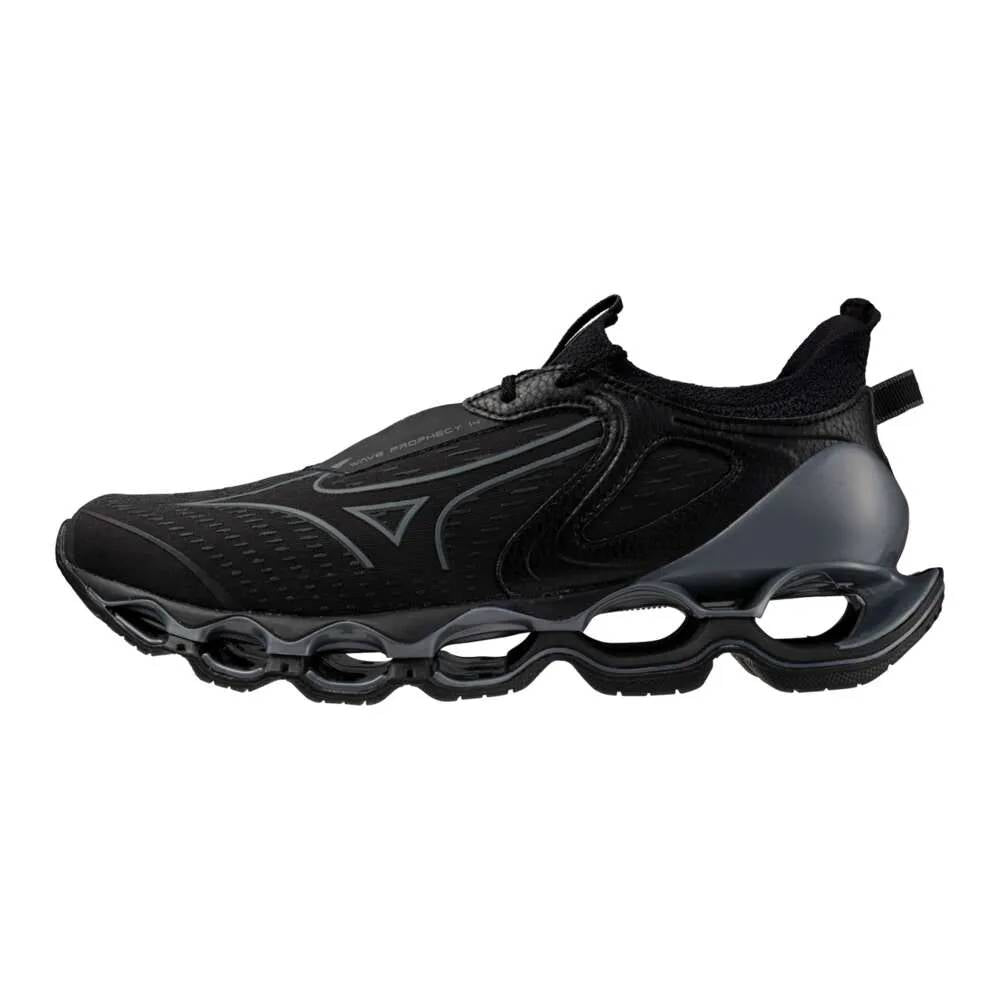 Tênis Mizuno Wave Prophecy 14 Masculino, Tamanho 42, Preto, Infinity Wave, U4ic, X10, Drop 10.5mm