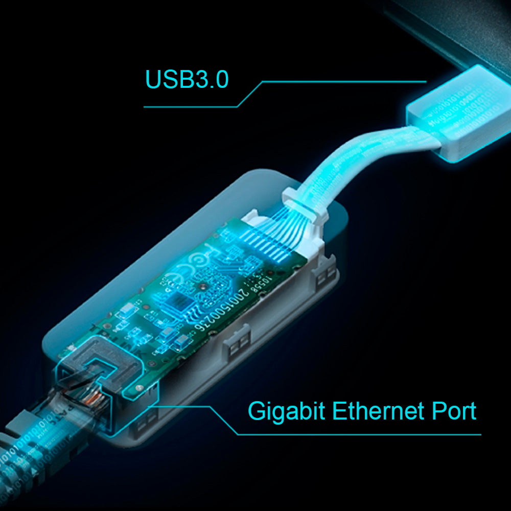 Adaptador de Rede Usb Tp-Link Ue300 Ethernet Gigabit Usb 3.0