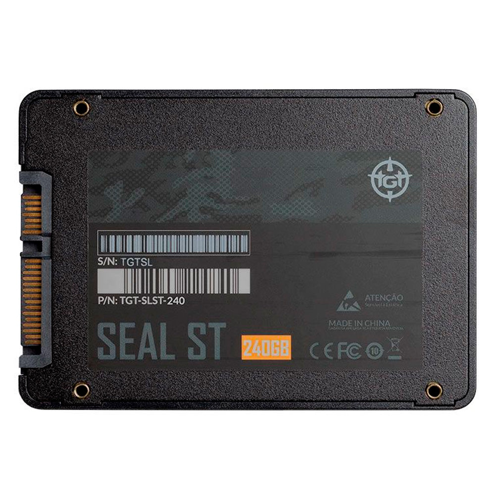 SSD TGT Seal ST, 240GB, Sata III 6GB/s, Leitura 500 MB/s, Gravacao 450 MB/s, TGT-SLST-240