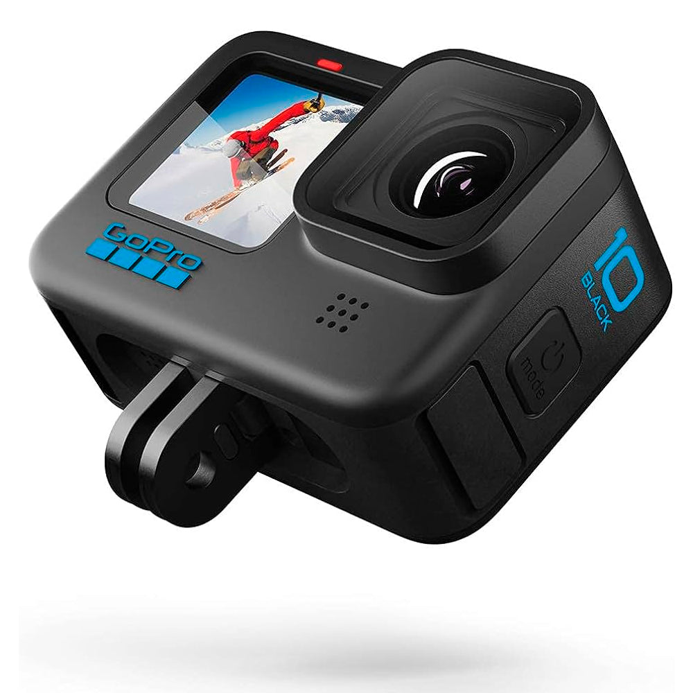 Câmera GoPro HERO10 Black, Vídeos 5.3K 60, Fotos 23MP, Chip GP2, HyperSmooth 4.0, Live Streaming 1080p, Conexão Nuvem