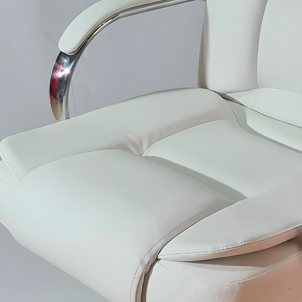 Cadeira Escritório Presidente Euro Branca Relax, 100% Nacional - ErgoDecor