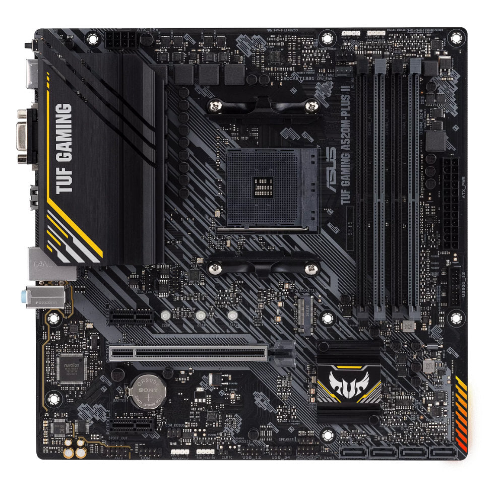 Placa-Mãe ASUS TUF Gaming A520M-PLUS II AM4 DDR4 4 Slots M.2 RGB mATX
