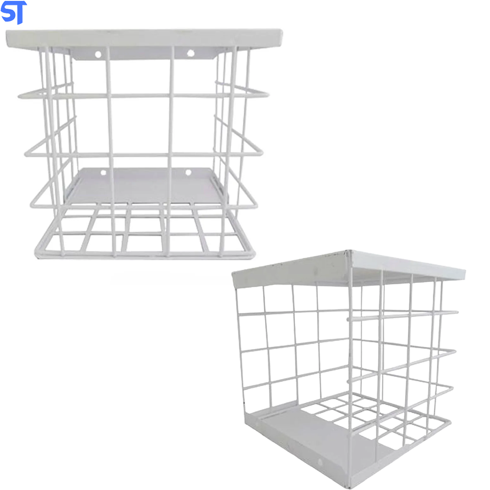 Grade De Proteção Para Camera De Segurança Cftv 18x18x18cm - Branca