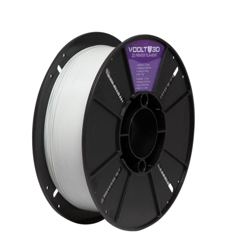 Filamento PLA Branco Velvet High Speed Premium 1 Kg 1,75 mm – Impressão 3D FDM