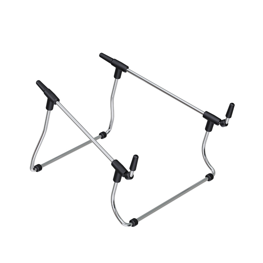 Suporte Para Notebook, Ergonômico, Ajustável, Acabamento Steel Cromo, Conforto e Estabilidade - Cromo