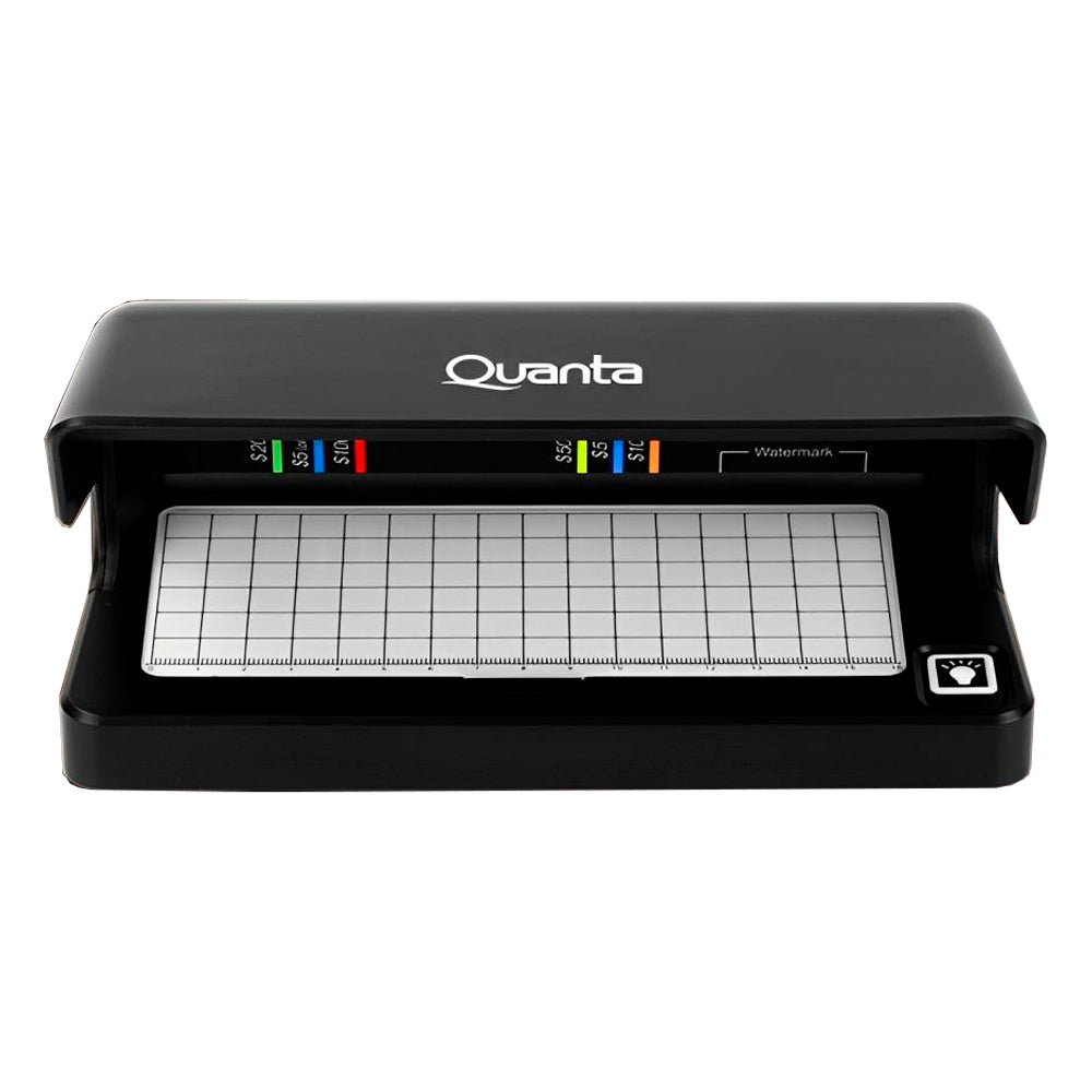 Detector de Dinheiro Falso Quanta QTDBF30 - Preto