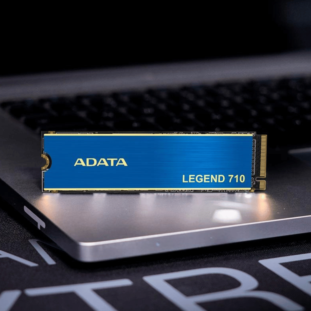 SSD M.2 Adata 512GB Legend 710 M.2 2280 PCIe GEN3x4 NVMe 1.4 Leitura 2.400 MB/s Gravação 1.800 MB/s Azul ALEG-710-512GCS