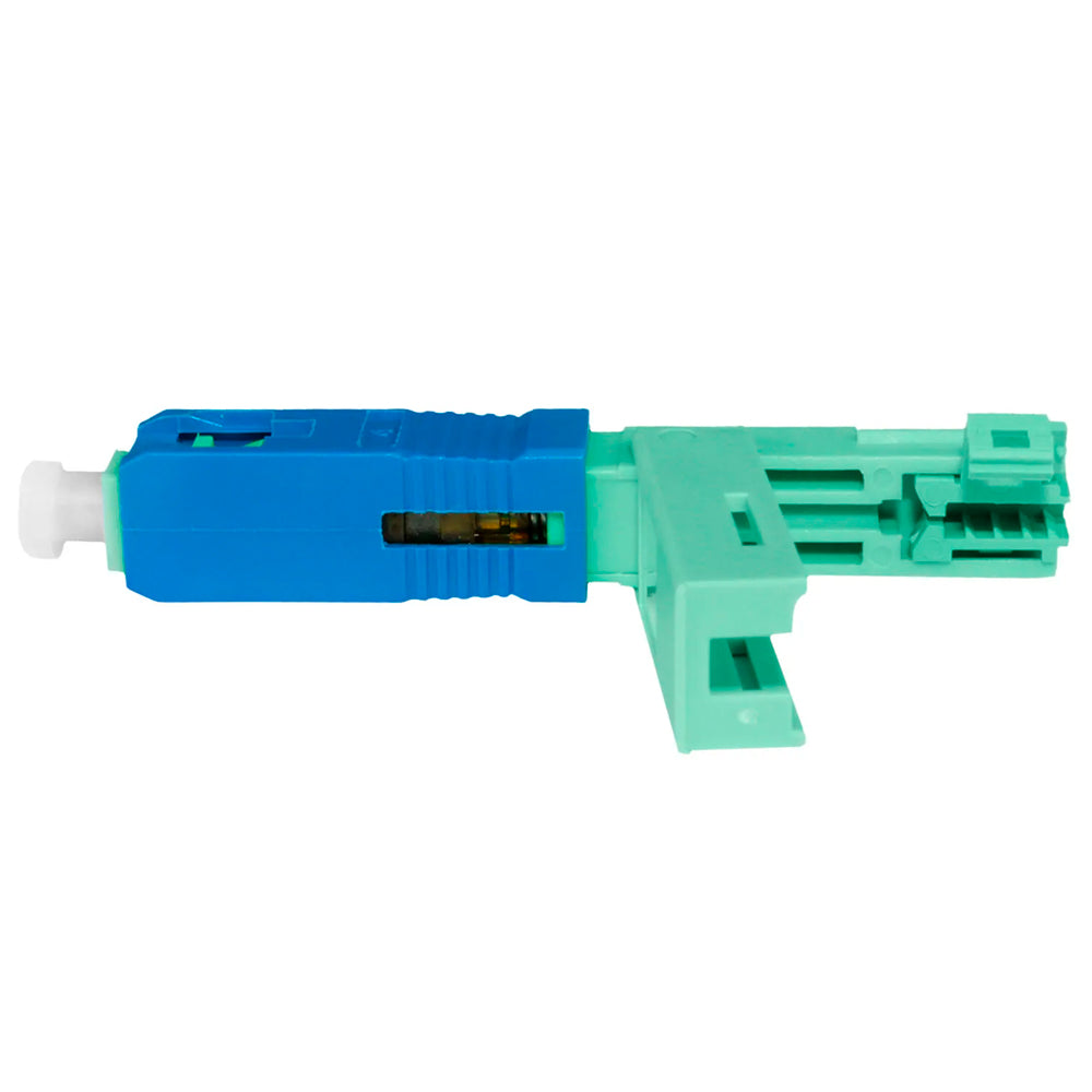 Conector Óptico, Tipo Fast, Com Trava, One Click SC/UPC, Azul