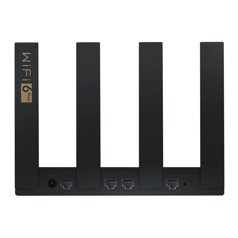 Roteador Huawei AX3 Pro, Wi-Fi 6 Plus 3000Mbp/s, Dual Band, 4 Antenas - WS7206 Preto