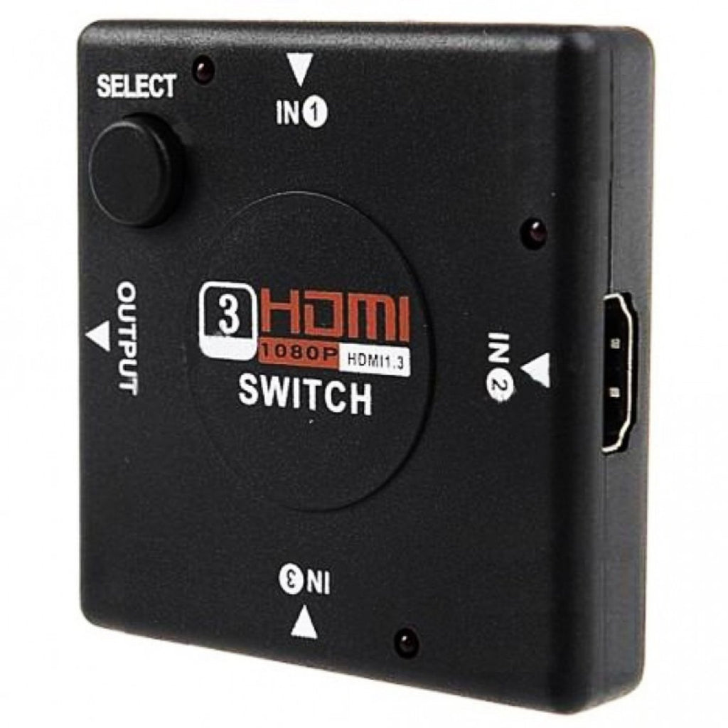 Switch HDMI Auto 3 Portas de Entrada 1 Porta Saída 1080P 3D