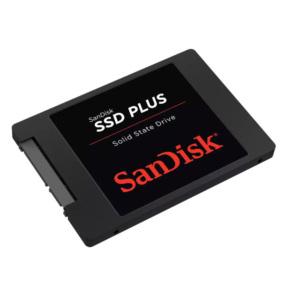SSD Plus SanDisk 480GB SATA III 2,5" 7mm, Leitura 535MB/s, Gravação 445MB/s, NAND TLC, Controlador SMI - SDSSDA-480G-G26