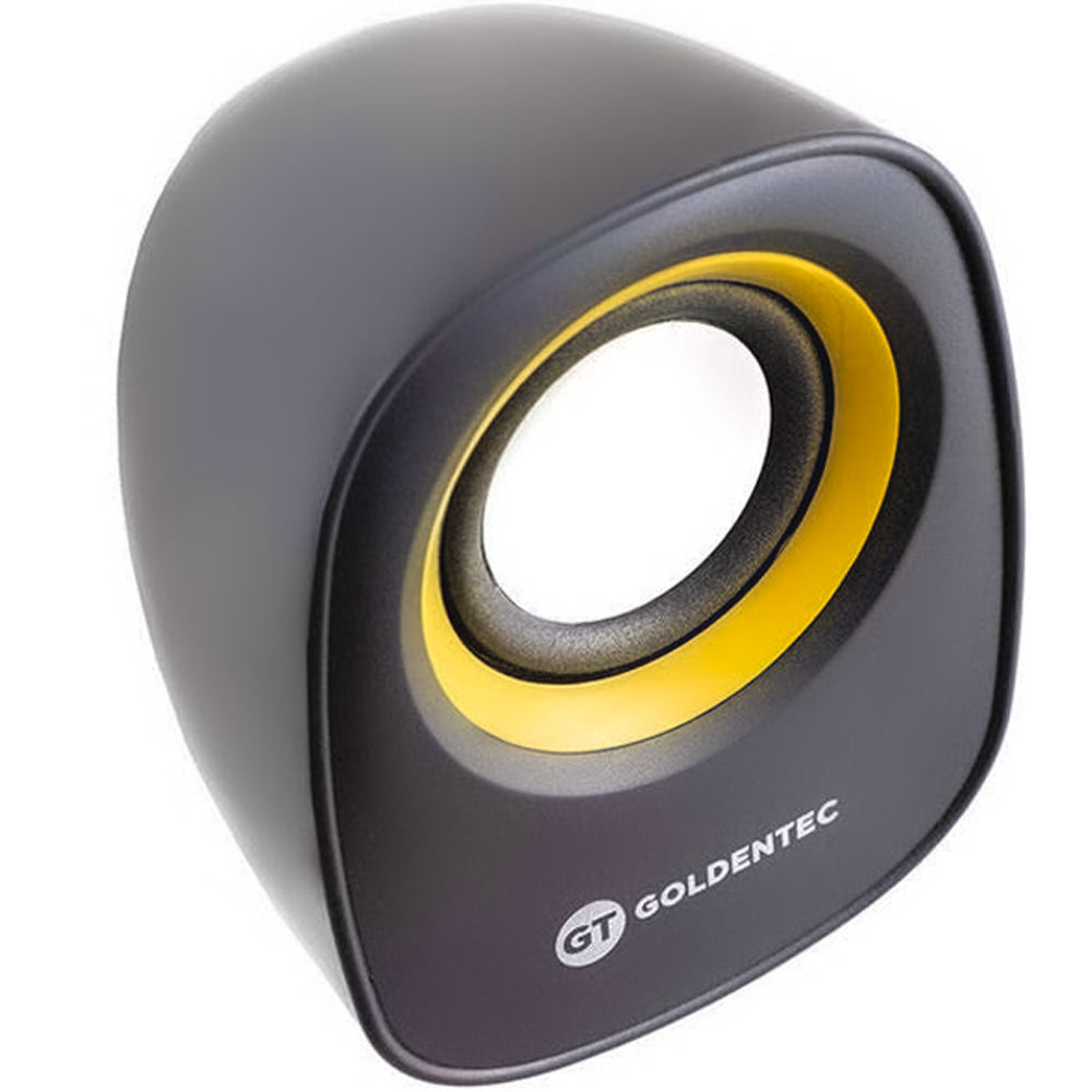 Caixa de Som 6 0W Rms Goldentec GT Music Preto com Laranja