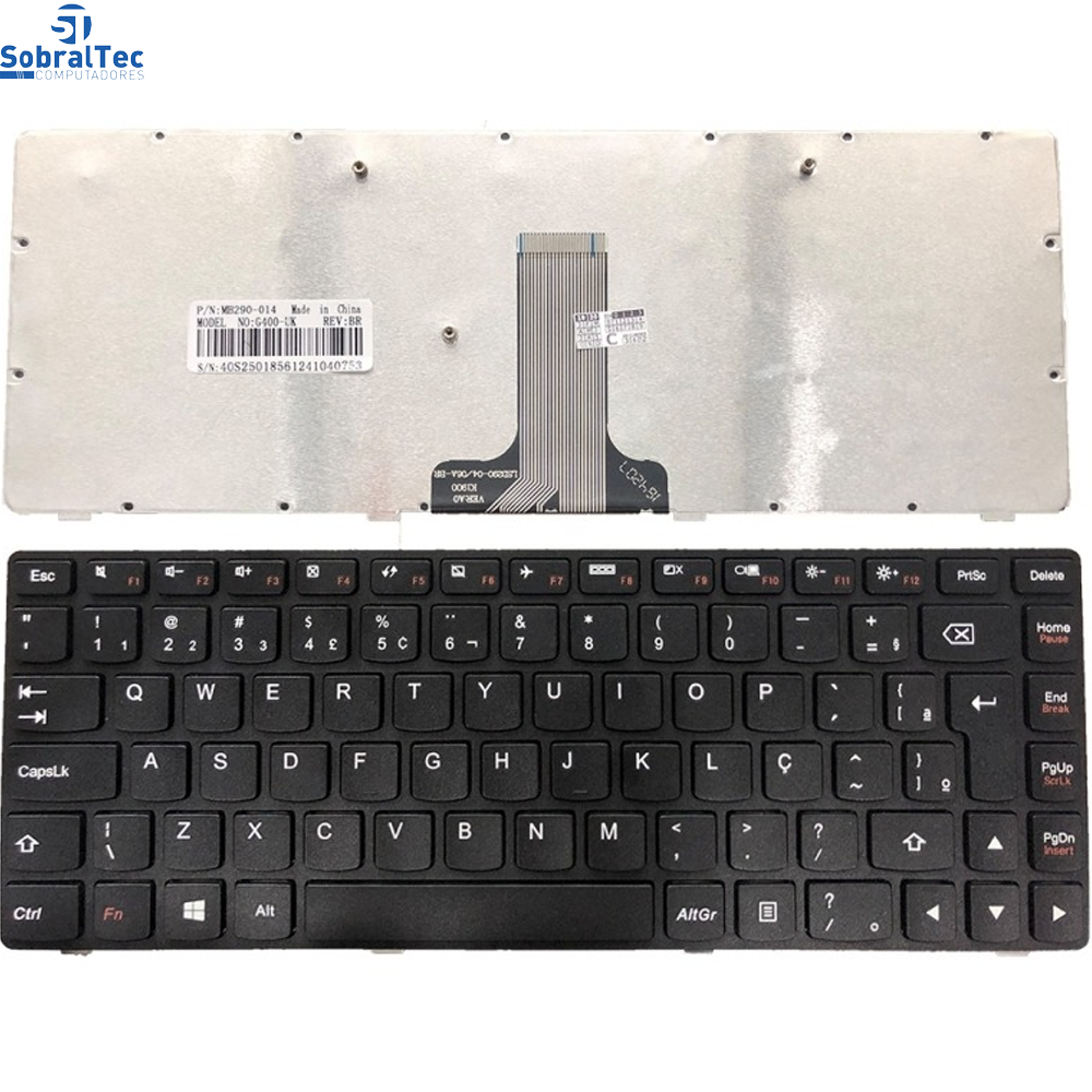 Teclado do Notebook Lenovo G485 25206584 T2g8-bz Mp-10a26pa-6866w