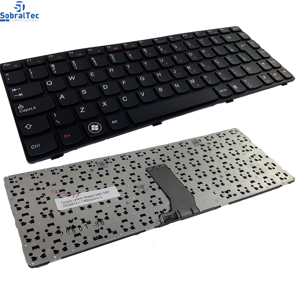 Teclado do Notebook Lenovo G485 25206584 T2g8-bz Mp-10a26pa-6866w