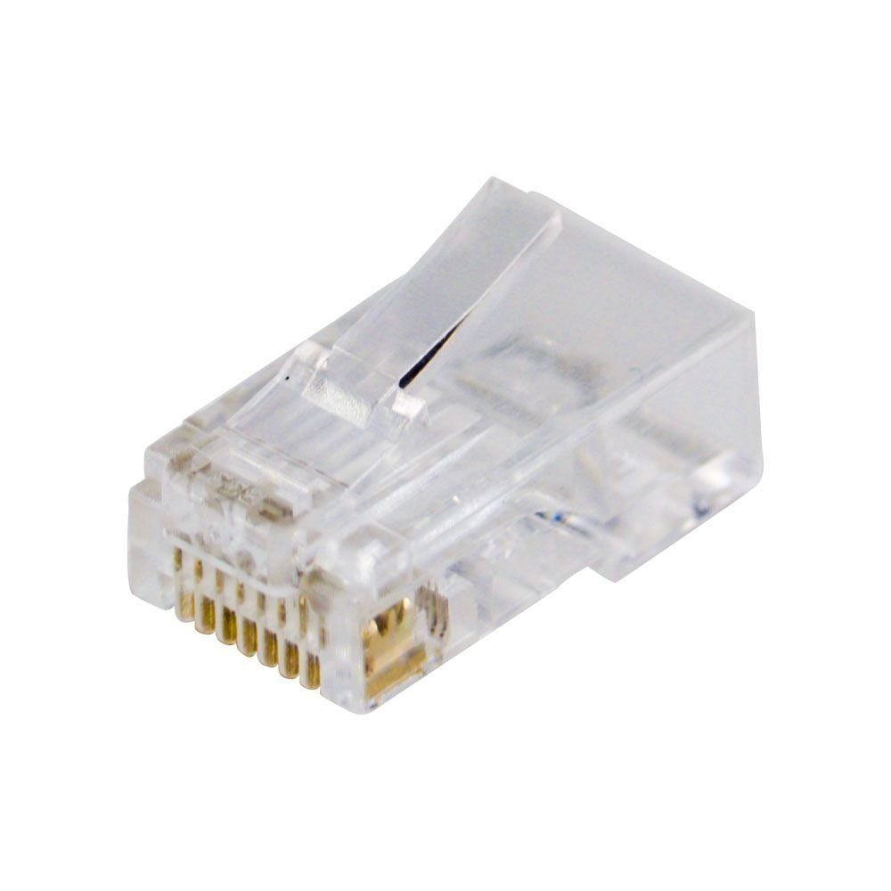Plug Conector Modular RJ-45 8 Vias Cat5