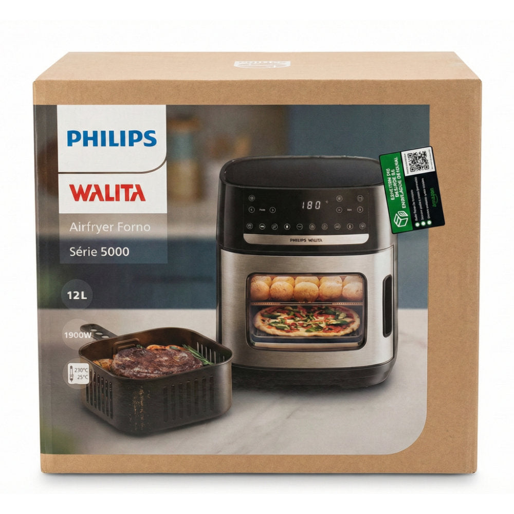 Fritadeira Airfryer Forno Philips Walita, Série 5000, 12 Litros, 1900W, 220v - AI551/08