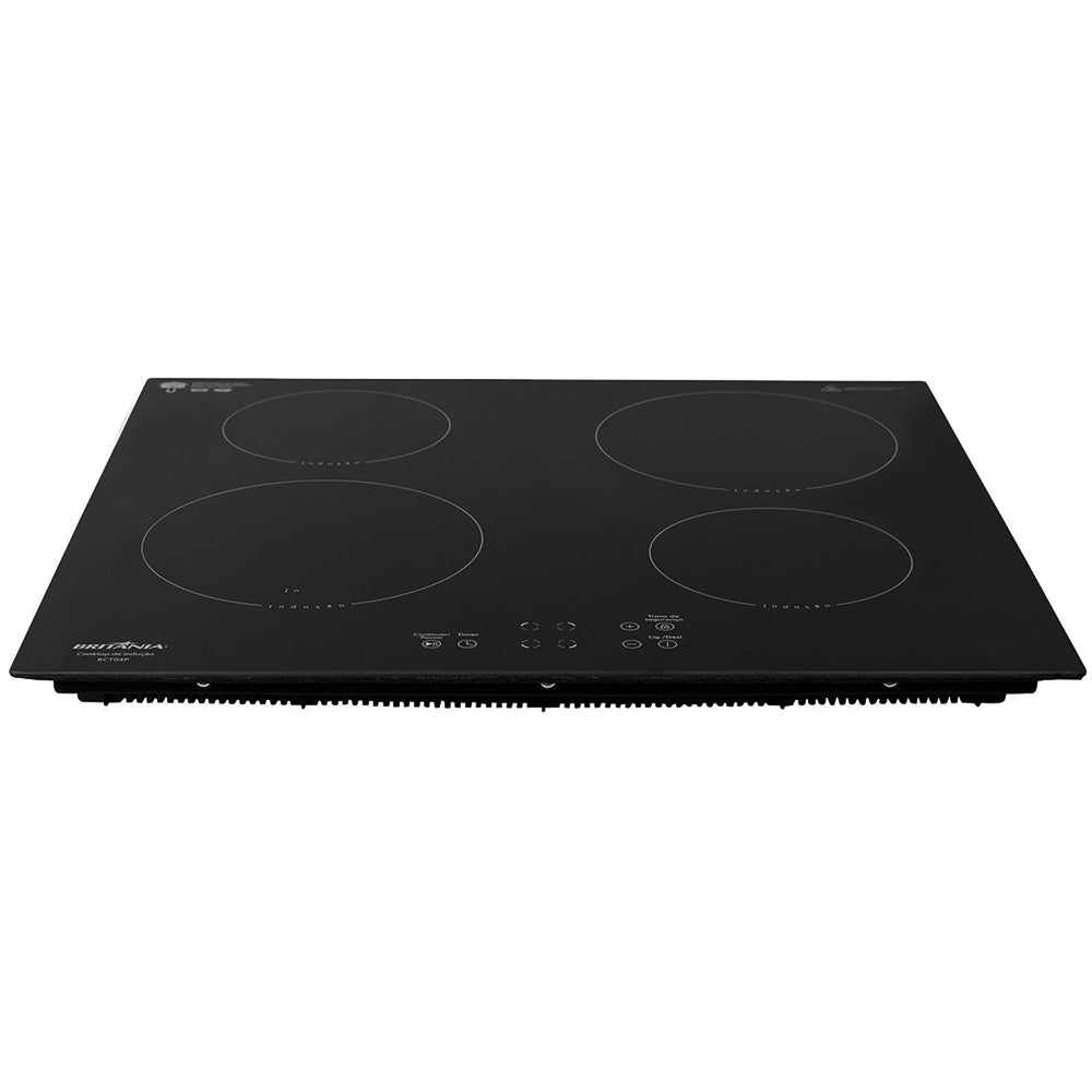 Cooktop Fogão Por Indução Britânia 4 Bocas Preto BCT04P