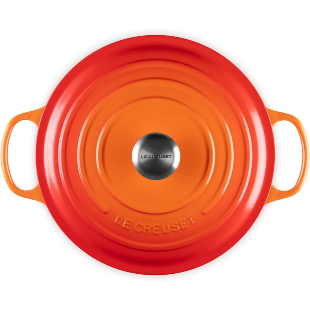Panela Le Creuset Redonda 28Cm/ 11 IN 6,7L 7.5Qt Signature - Laranja