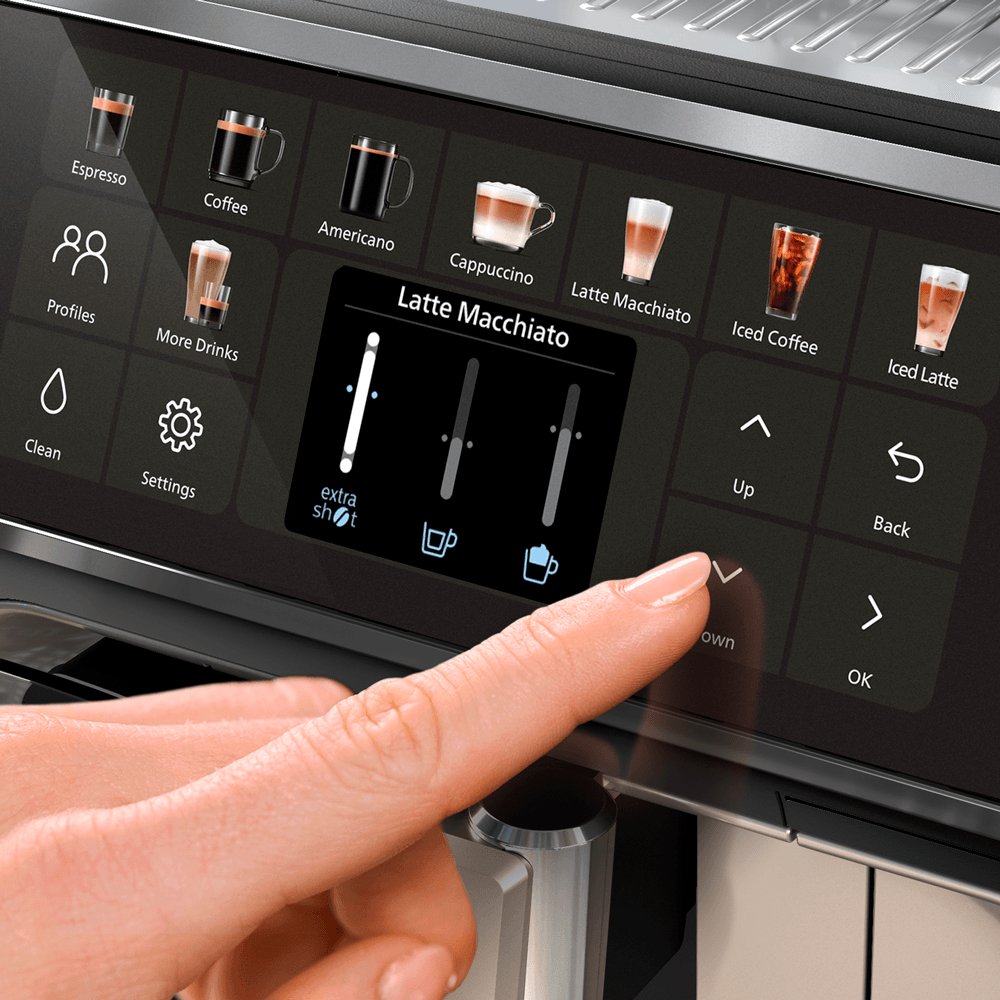 Máquina de Café Expresso Philips Walita Superautomática LatteGo Série 5500, 1400W, 220v - EP5547/93