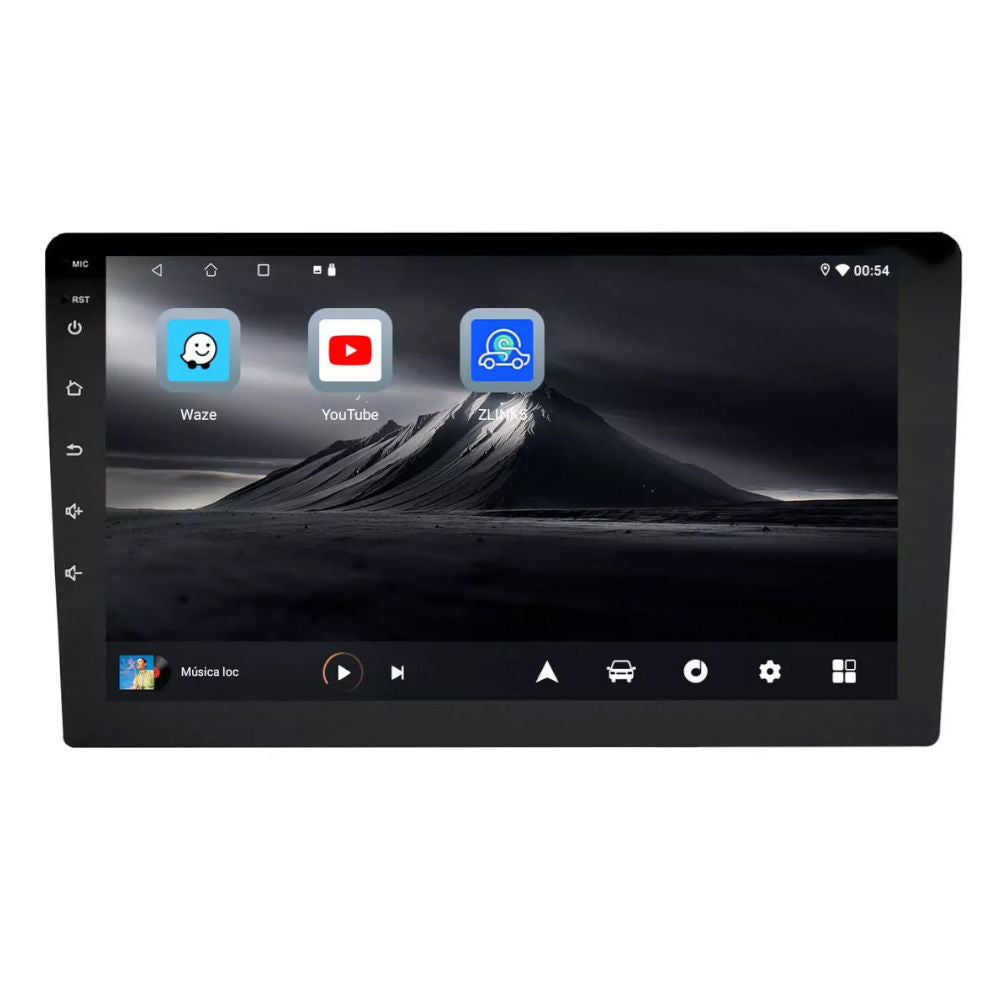 Central Multimídia Adak 9" PLAY-2964/G2 Quad-Core, 2GB DDR3, 32GB, Bluetooth, Tela QLED 1280x720 HD, G2 Play, Preto