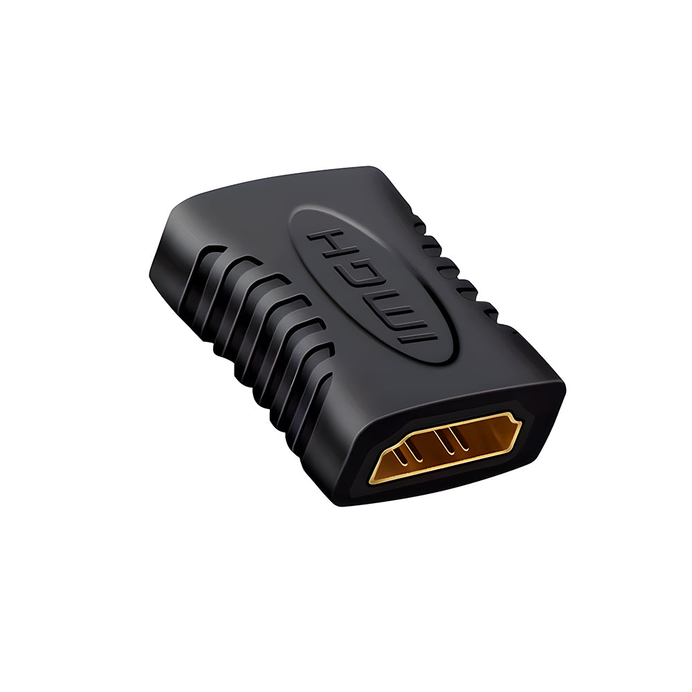 Emenda Adaptador HDMI Fêma Para HDMI Fêmea - Preto