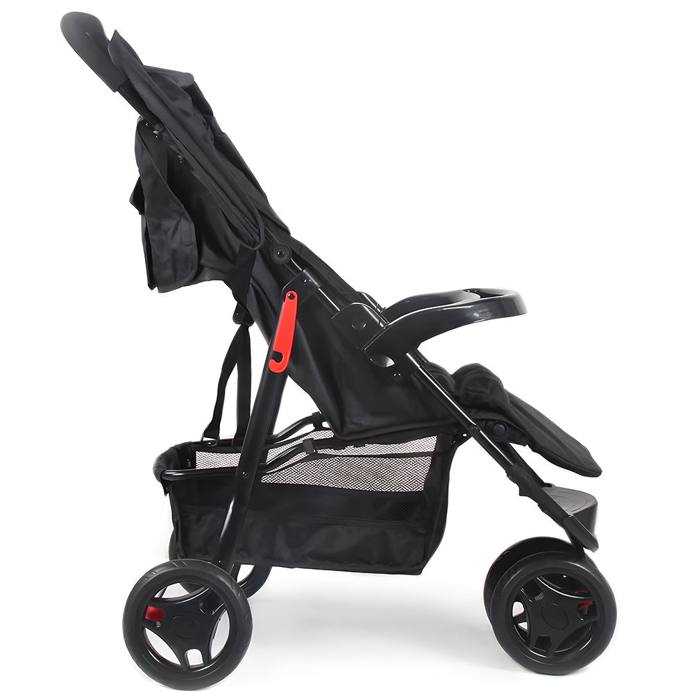 Carrinho de Bebê Com Bebê Conforto TS DUO, Cosco Kids, Travel System Toffy, Preto