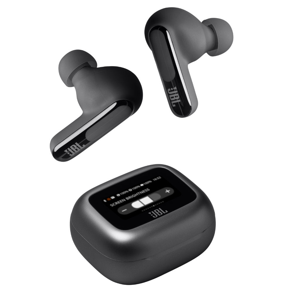 Fone de Ouvido JBL Live Beam 3 Preto Bluetooth, In-ear, Tela de 1.45", Cancelamento de Ruído