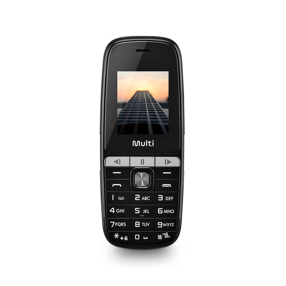 Celular Up Play Multilaser P9076, 2 Chips, Câmera, MP3 Player, Rádio FM e Bluetooth - Preto