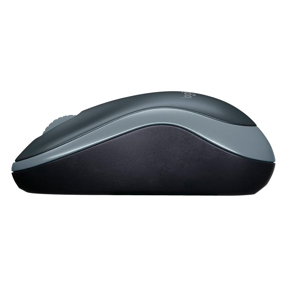 Mouse Óptico Sem Fio Logitech M185, Ambidestro, 1.000DPI, Compacto, 3 Botões, Cinza