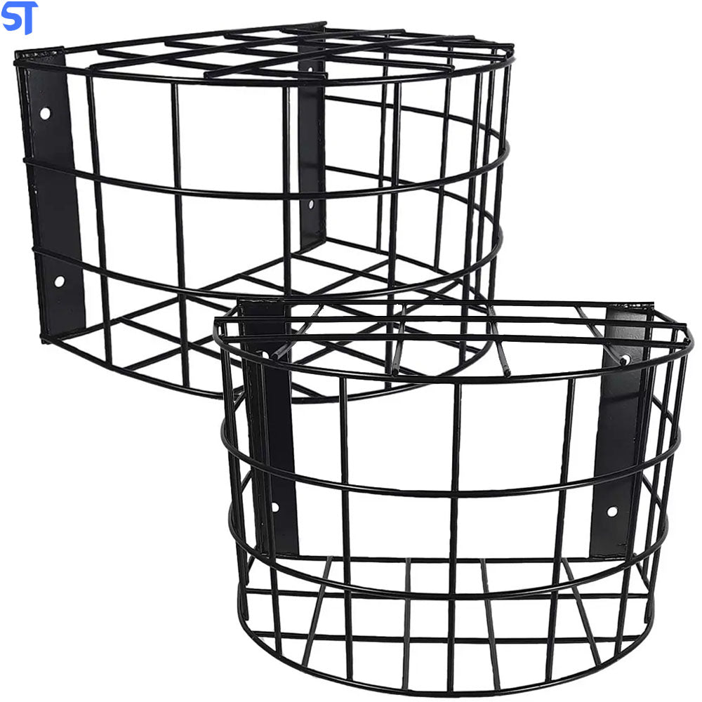 Grade De Proteção Gaiola Para Câmera De Segurança Cftv Redonda Preta