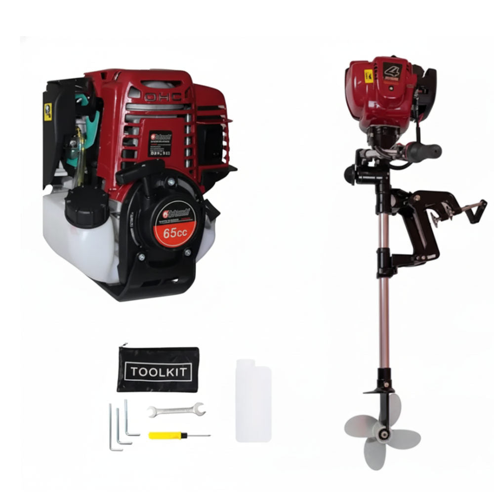 Motor De Popa 4 Tempos 65cc Marinizado Nakasaki Para Barco Bote Pesca, NK4650