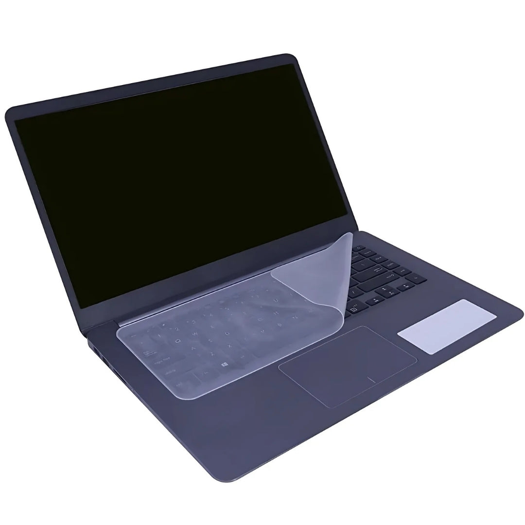 Protetor de Teclado em Silicone Transparente para Notebook 15", Antipoeira e Lavável – BringIT
