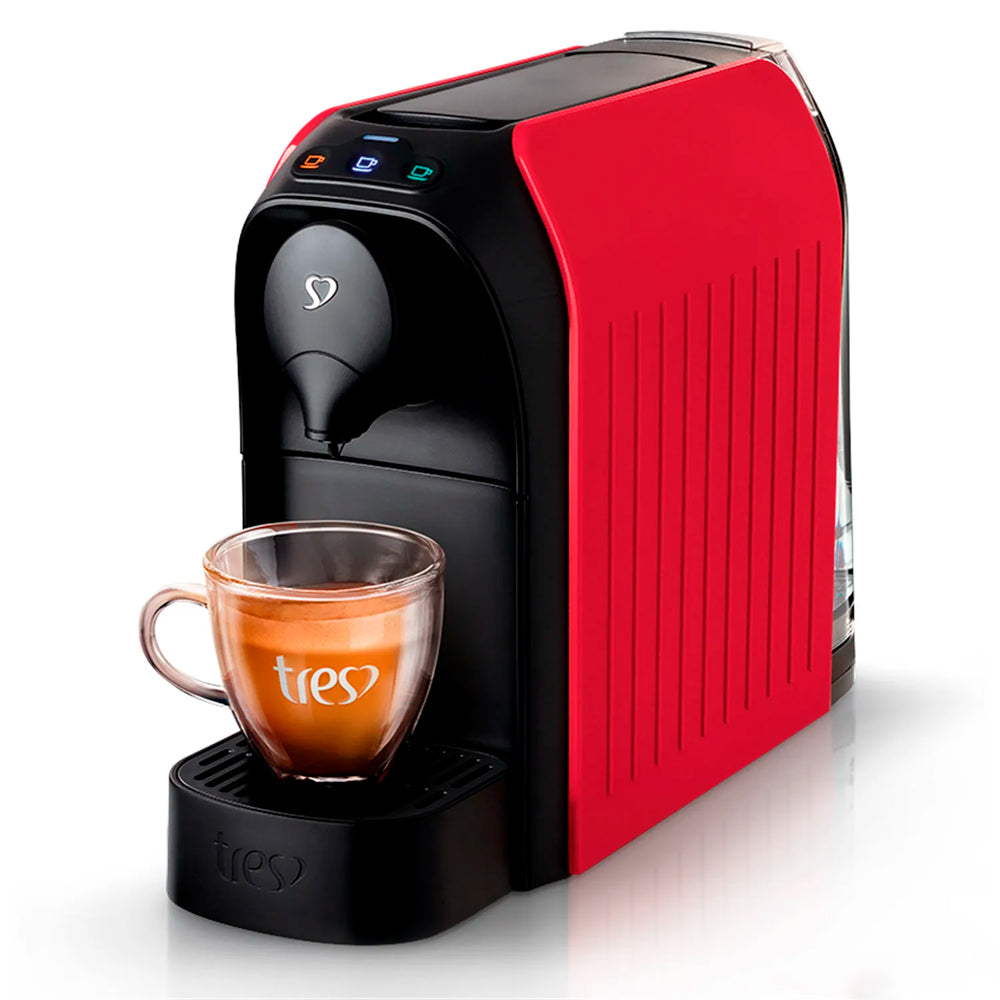 Cafeteira Espresso Três Corações Passione Vermelha, 220V, 15bar, 650ml, Multibebidas Automática