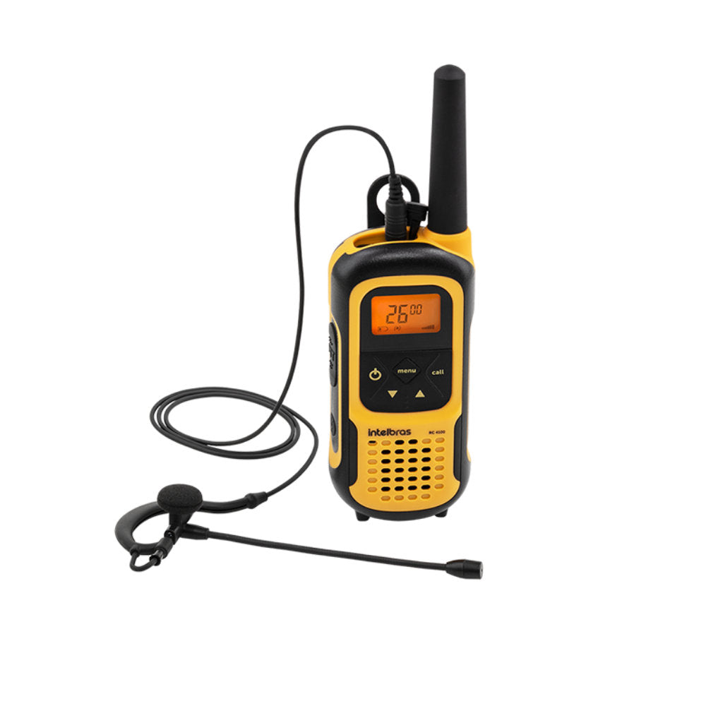 Fone de Ouvido com Microfone para Rádio Comunicador Intelbras HC20