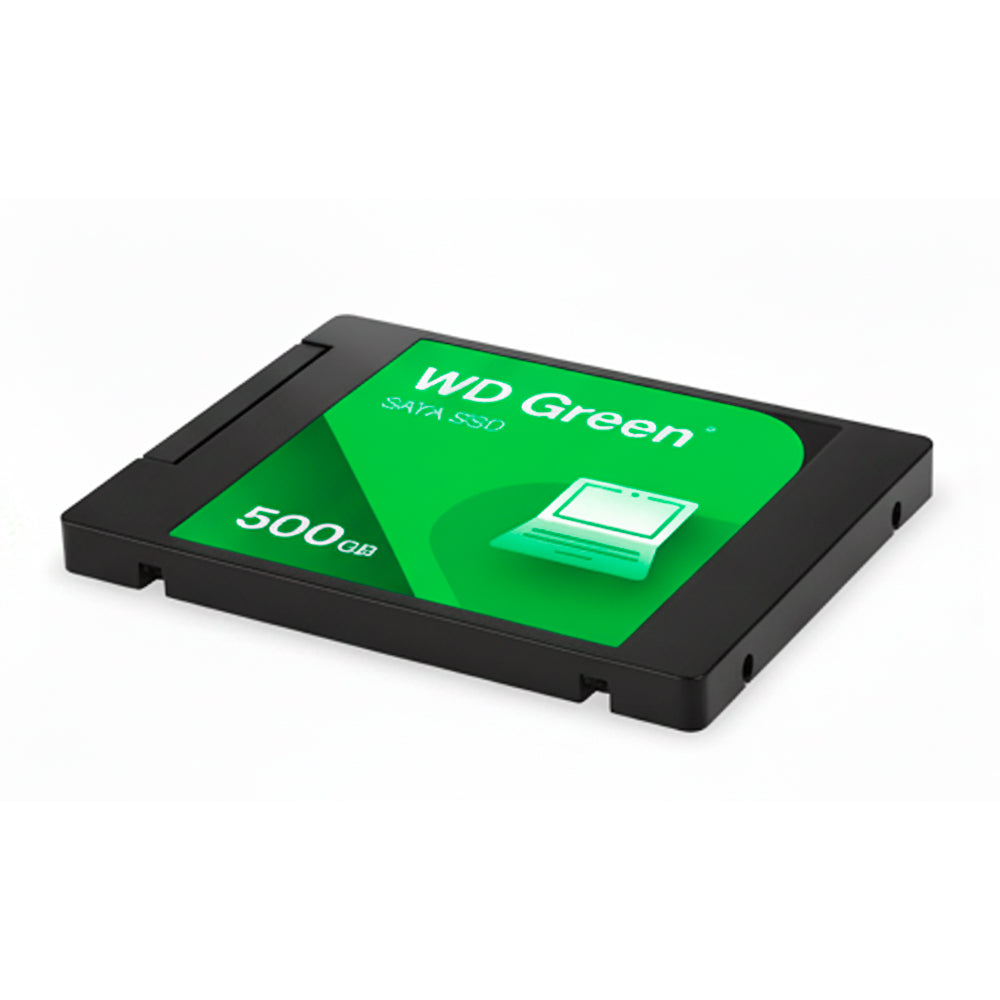 SSD WD Green 500GB 2.5" SATA III 6Gb/s, 7mm, Leitura até 545MB/s, 3D NAND, WDS500G5G0A