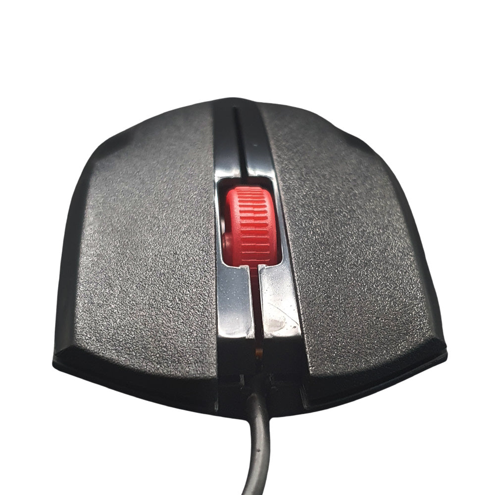 Mouse USB Óptico, 1.200 DPI, Com Cabo de 1 Metro, Compacto, Preto, Exbom- MS-71