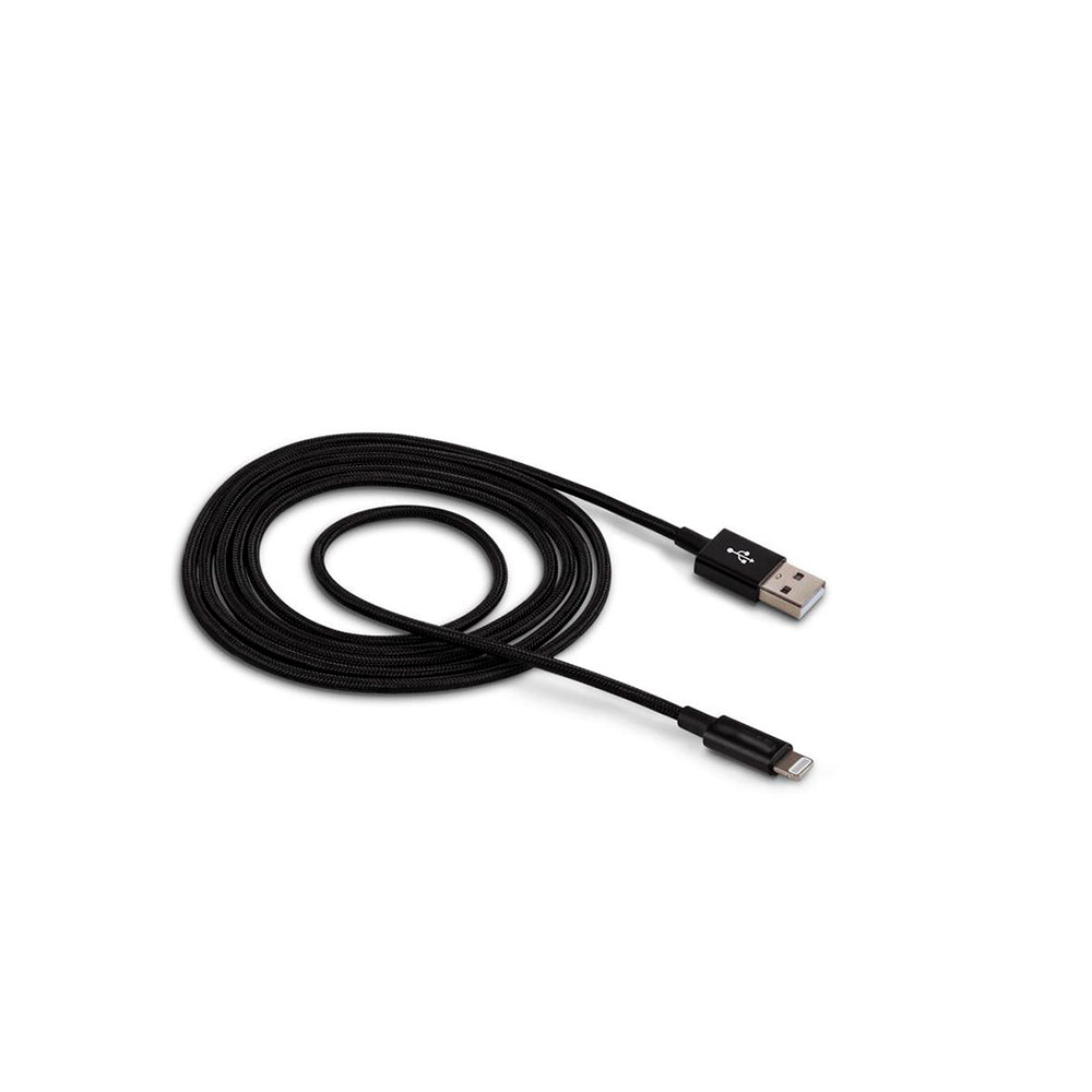 Cabo De Dados e Carregamento Turbo Para iPhone, USB Para Lightning Compatível, 1 Metro, Preto - Relog's