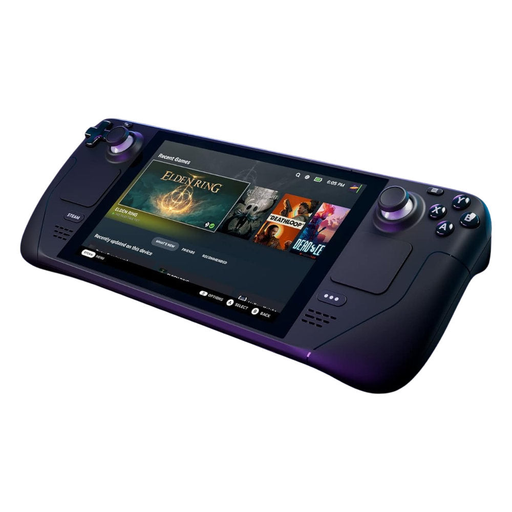 Valve Steam Deck Console Portátil 64GB eMMC RAM 16GB LPDDR5 Slot MicroSD - Preto