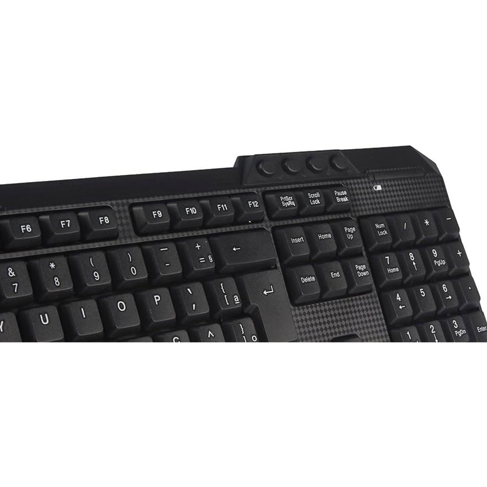 Kit Teclado e Mouse Wireless (Sem Fio) K-W10BK - C3Tech