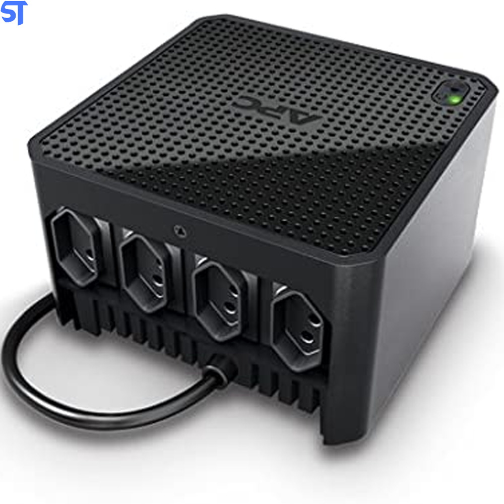 Estabilizador Apc 300w Microsol 60Hz Cubic Bivolt/115v 4 Tomadas CUBIC300BI-BR