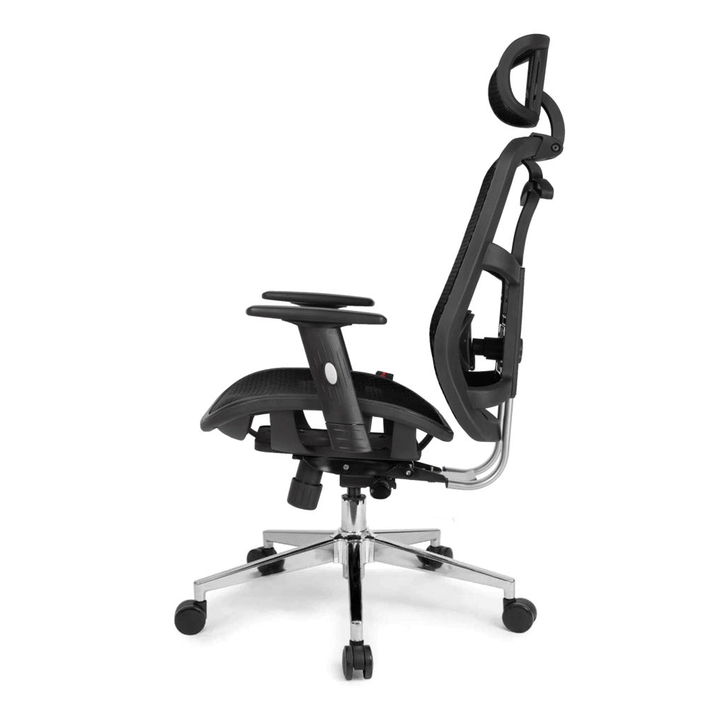 Cadeira Gamer e Escritório DT3 Office Diana Cavaleira Series Ergonômica Com Estofado de Mesh, Reclinável, Preto, 11726-7