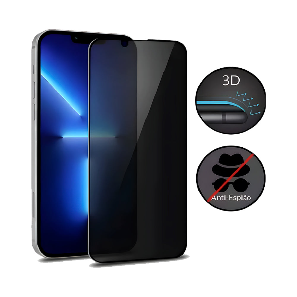 Pelicula Protetora de Tela, Privativa, Anti-Espionagem, Para Iphone 13