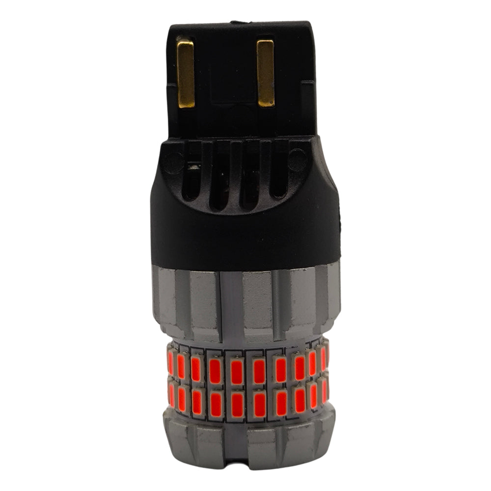 Kit Lâmpada LED CANbus, Para Lanterna Traseira do Carro, Soquete 7443, Luz Vermelha, Lupu Auto