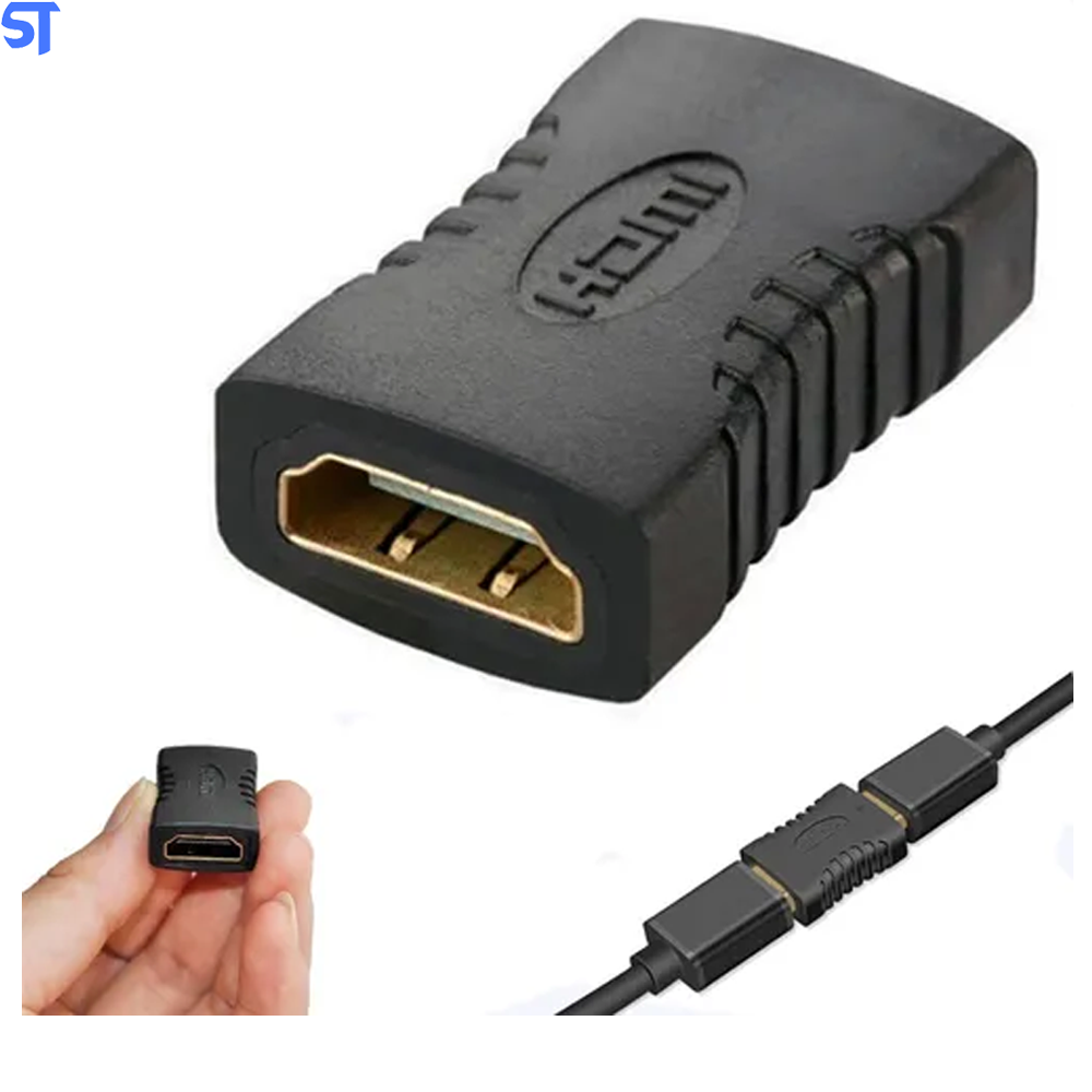 Emenda Hdmi Fêmea x Hdmi Fêmea 4K 2.0 Para PS4/ HDTV/ Computador